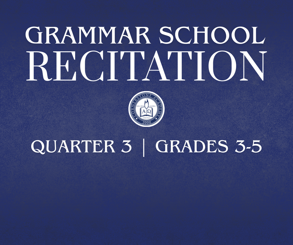 Grammar Recitation | Grades 3-5