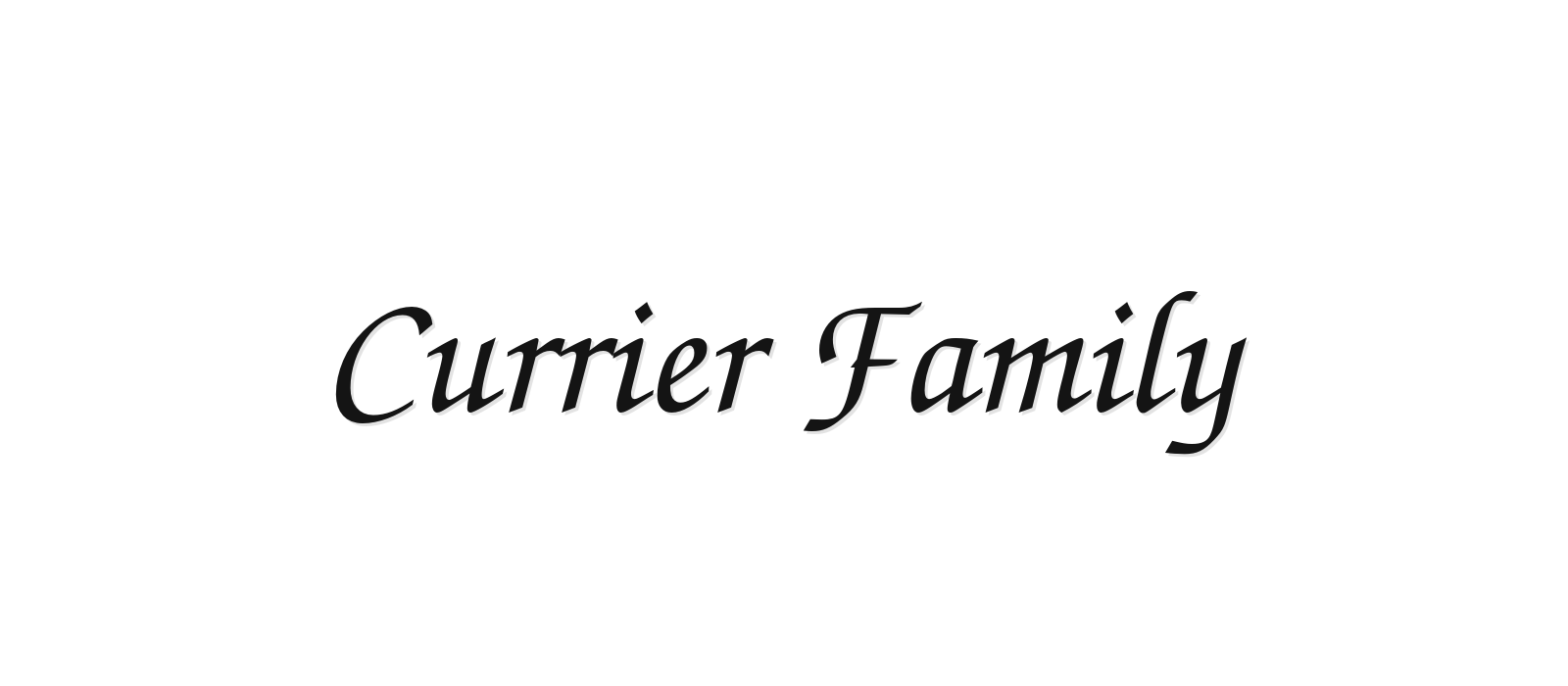 Currier Family
